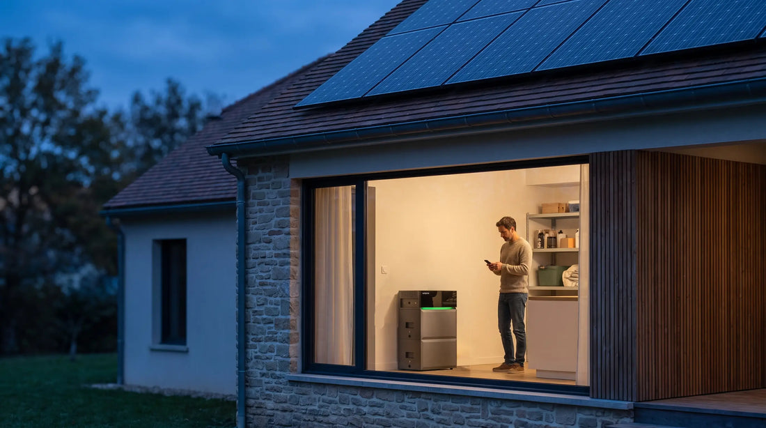 Maison_francaise_avec_panneaux_solaires_et_batterie_domestique_dans_un_espace_technique_interieur_illustrant_la_gestion_de_l_energie_en_heures_creuses.