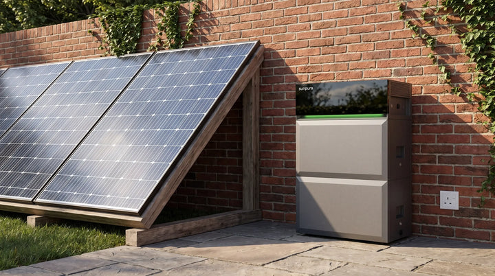 Plug-in_solar_panels_and_a_home_battery_shown_as_separate_home-energy_technologies_in_a_British_residential_setting