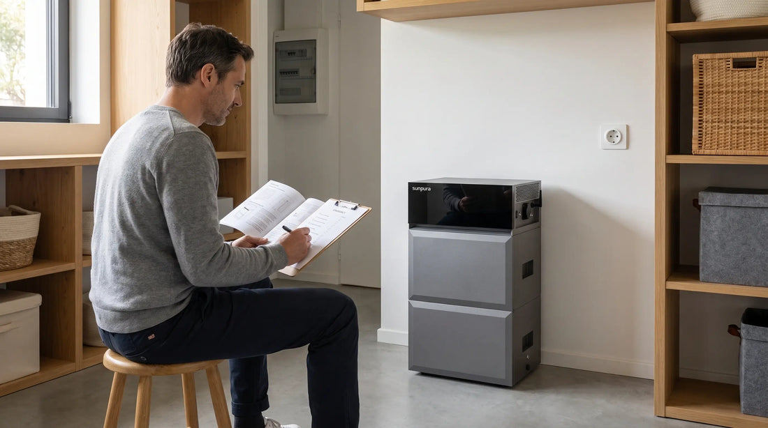 Proprietaire_verifiant_une_prise_et_l_emplacement_prevu_avant_de_brancher_une_batterie_solaire_plug-and-play