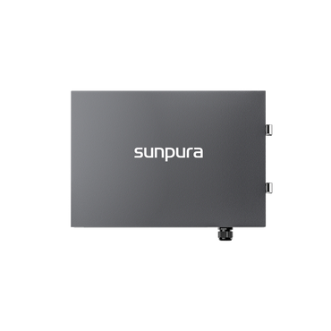 Sunpura GridBox Vorderansicht für S2400 Speicher Erweiterung