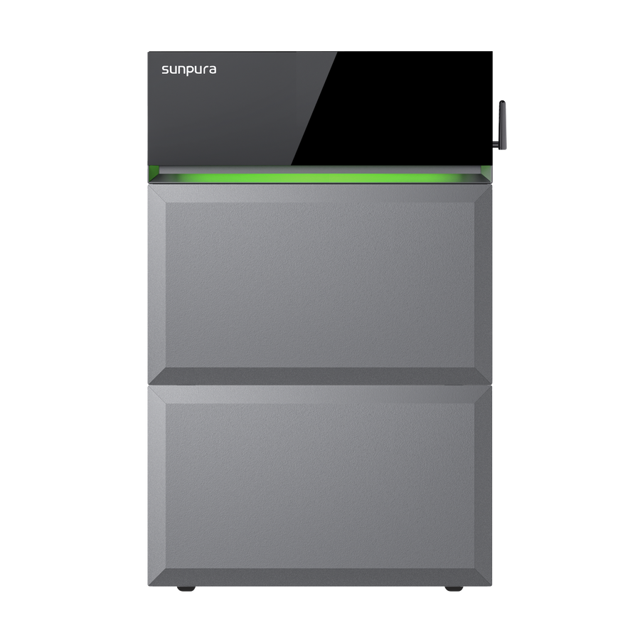 Sunpura S2400 AC 4,8 kWh Heimspeicher – Frontansicht