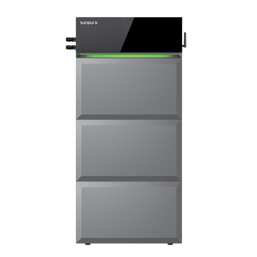 Sunpura S2400 7,2 kWh Heimspeicher – Frontansicht