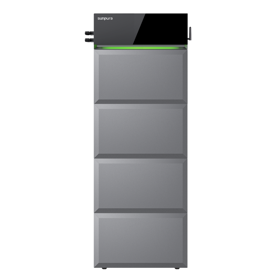 Sunpura S2400 9,6 kWh Heimspeicher – Frontansicht