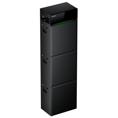 Sunpura S4800 14,4 kWh modularer Batteriespeicher in Seitenansicht