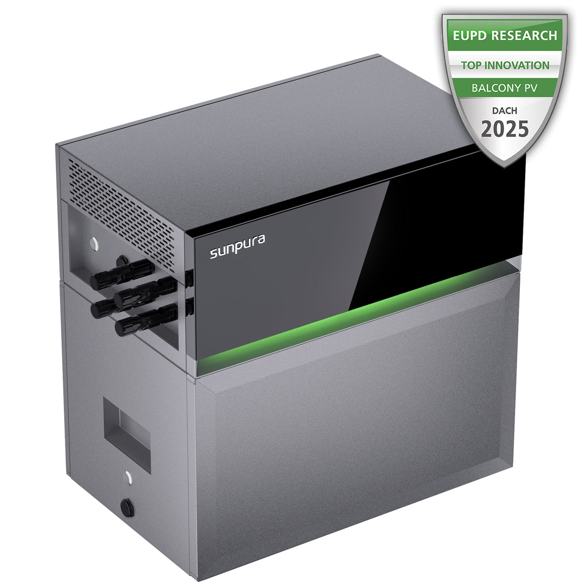 Sunpura S2400 Balkonkraftwerk mit Speicher 2,4 kWh