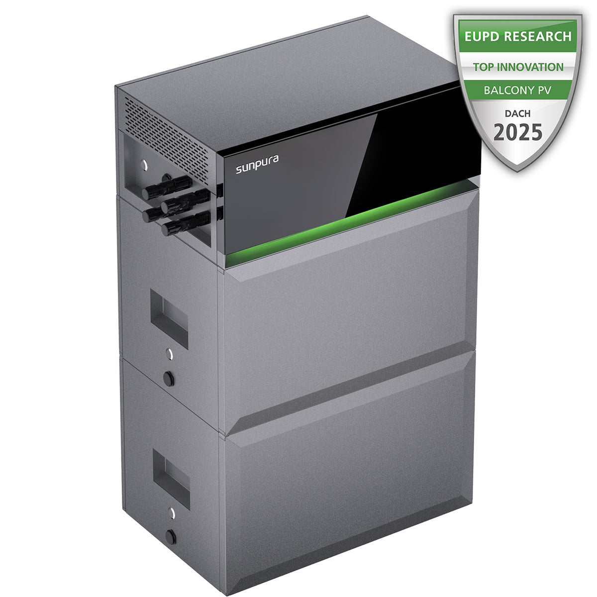 Sunpura S2400 Balkonkraftwerk Speicher 4,8 kWh erweiterbar
