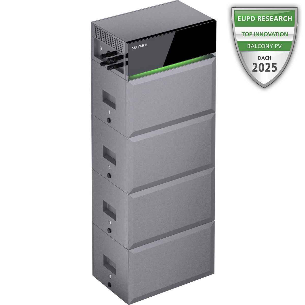 Sunpura S2400 Balkonkraftwerk Speicher 9,6 kWh modular