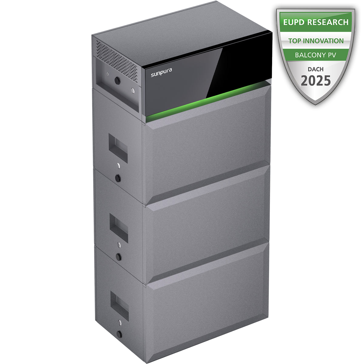 Sunpura S2400 AC Speicher 7,2 kWh erweiterbar